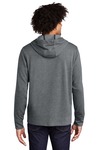 Sport-Tek ST293 PosiCharge ® Tri-Blend Wicking Fleece Full-Zip Hooded Jacket Back Thumbnail