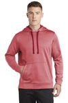 sport-tek st264 posicharge ® sport-wick ® heather fleece hooded pullover Front Thumbnail
