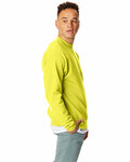 Hanes P1607 Unisex Ecosmart® 50/50 Crewneck Sweatshirt Side Thumbnail