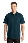 Port Authority S648 Stain-Release Short Sleeve Twill Shirt Front Thumbnail