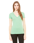Bella + Canvas 8435 Ladies' Triblend Short-Sleeve Deep V-Neck T-Shirt Side Thumbnail