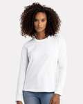 next level 3911nl ladies' relaxed long sleeve t-shirt Front Thumbnail