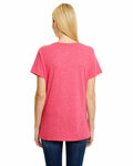 Hanes 42VT Ladies' Perfect-T Triblend V-Neck T-shirt Back Thumbnail
