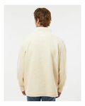 boxercraft bm8510 men's everest pile fleece half-zip pullover Back Thumbnail