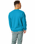 Hanes P1607 Unisex Ecosmart® 50/50 Crewneck Sweatshirt Back Thumbnail