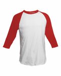 Tultex 0245TC Unisex Raglan Tee Front Thumbnail