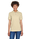 UltraClub 8541 Women's Whisper Pique Polo Front Thumbnail