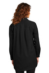 mercer+mettle mm2021 women's long sleeve twill overshirt Back Thumbnail