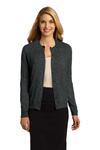Port Authority LSW287 Ladies Cardigan Sweater Front Thumbnail