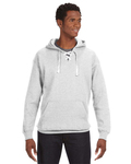 J America JA8830 Adult Sport Lace Hooded Sweatshirt Back Thumbnail
