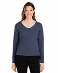 devon & jones dg482w ladies' new classics™ charleston pullover Front Thumbnail