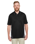 Harriton M386 Men's Flash Snag Protection Plus IL Colorblock Polo Front Thumbnail