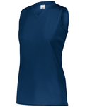 Augusta Sportswear 4794 Ladies Attain Wicking Sleeveless Jersey Front Thumbnail