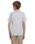 Hanes 5370 Youth EcoSmart ® 50/50 Cotton/Poly T-Shirt Back Thumbnail