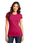 district dt6001 women's fitted very important tee ® Front Thumbnail