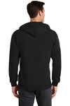 port & company pc78zh core fleece full-zip hooded sweatshirt Back Thumbnail