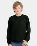 next level 3311nl youth cotton long sleeve t-shirt Front Thumbnail