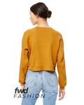 bella + canvas b7505 ladies' raglan pullover fleece Back Thumbnail
