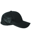 dri duck di3331 brushed cotton twill rail yard cap Front Thumbnail
