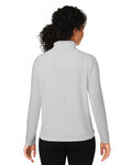 devon & jones dg425w ladies' raleigh stretch quarter-zip Back Thumbnail