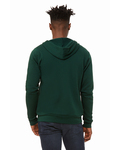 Bella + Canvas 3739 Unisex Sponge Fleece Full-Zip Hooded Sweatshirt Back Thumbnail