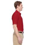Harriton M610S Men's Paradise Short Sleeve Performance Shirt Side Thumbnail