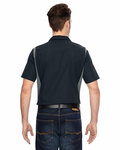 dickies ls524 men's 4.25 oz. industrial colorblock shirt Back Thumbnail