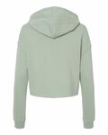 independent trading co. afx64crp women’s lightweight cropped hooded sweatshirt Back Thumbnail