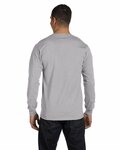Gildan G840 Adult 50/50 Long-Sleeve T-Shirt Back Thumbnail