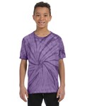 Tie-Dye CD101Y Youth 5.4 oz. 100% Cotton Spider T-Shirt Side Thumbnail