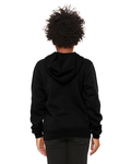bella + canvas 3719y youth sponge fleece pullover hoodie Back Thumbnail