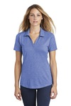 Sport-Tek LST405 Ladies PosiCharge ® Tri-Blend Wicking Polo Front Thumbnail