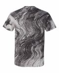 dyenomite 200mr marble tie dye t-shirt Back Thumbnail