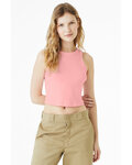 bella + canvas 1019 ladies' micro ribbed racerback tank Front Thumbnail