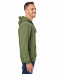 J America JA8824 Adult Premium Fleece Pullover Hooded Sweatshirt Side Thumbnail