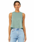 Bella + Canvas 6682 Ladies' Racerback Cropped Tank Front Thumbnail