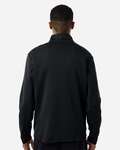 Team 365 TT401 Unisex Squad Cadet Quarter-Zip Tech Fleece Pullover Back Thumbnail