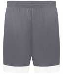 Augusta Sportswear AS6930 Youth Swish Reversible Basketball Shorts Front Thumbnail