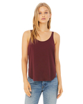 bella + canvas b8802 women's flowy side-slit tank Front Thumbnail