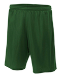 A4 N5296 Sprint Lined Tricot Mesh 9" Shorts Front Thumbnail