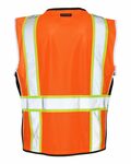 kishigo 1513-1514 premium black series® heavy duty vest Back Thumbnail