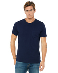 bella + canvas 3021 men's jersey short sleeve pocket tee Front Thumbnail