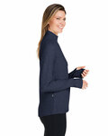 north end ne725w ladies' spirit textured quarter-zip Side Thumbnail