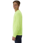 hanes 484l unisex cool-dri cotton touch long-sleeve t-shirt Side Thumbnail