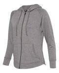weatherproof w20121 women’s heatlast™ fleece faux cashmere full-zip hooded sweatshirt Side Thumbnail