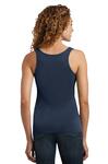 district dm403 ladies mini rib racerback tank Back Thumbnail