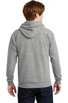 Hanes P170 Unisex Ecosmart® 50/50 Pullover Hooded Sweatshirt Back Thumbnail