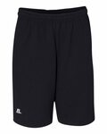 russell athletic 25843m essential jersey cotton 10" shorts with pockets Front Thumbnail