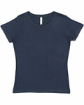 LAT 3516 Ladies Fine Jersey Tee Front Thumbnail
