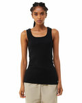 Bella + Canvas 1081 Ladies' Micro Ribbed Tank Front Thumbnail